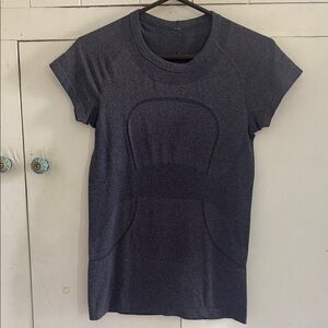 Lululemon Women’s Short Sleeve Active T-Shirt Dress in Dark Gray